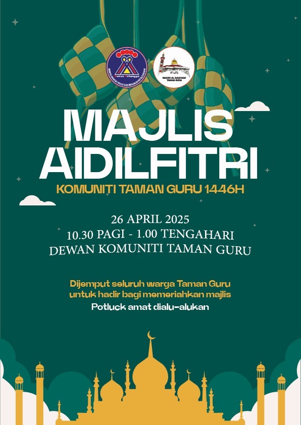Majlis Aidilfitri Komuniti Taman Guru